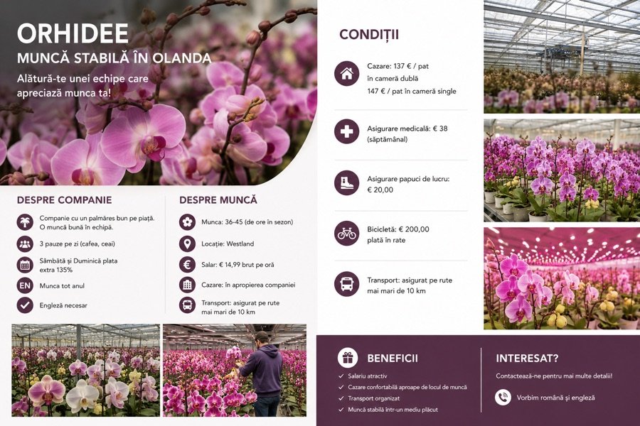 Orchid nursery work